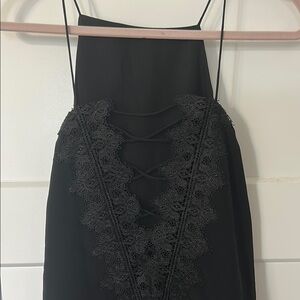 Chic Black Lace Women's Camisole